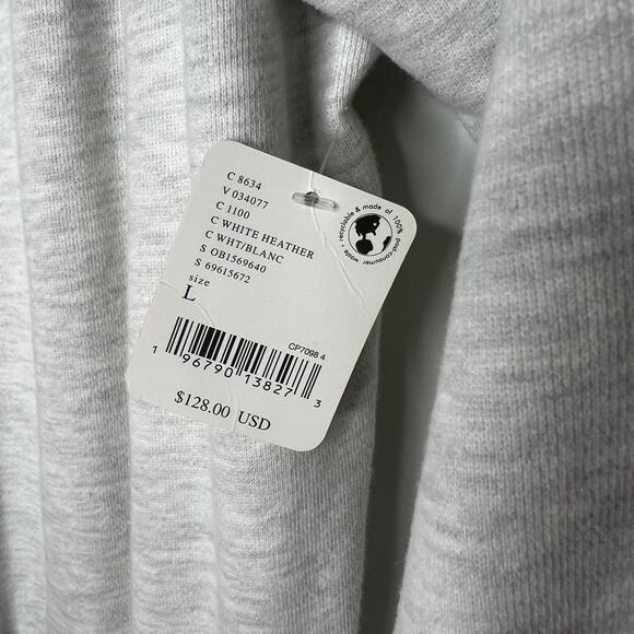 Free People Light Grey Training Day Jogger Jumpsuit Size Large - Picture 6 of 7